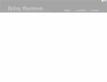 Tablet Screenshot of finlay-thomson.com